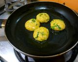 A picture of step 8 of Cauliflower Rice flakes and Soya Tikki.