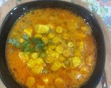 A picture of step 7 of Paneer green peas with baby corn.