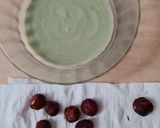 Foto del paso 4 de la receta: Yogur con iniciador de leche de búfala al matcha con avellanas 🍵