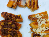 Pisang Bakar Aneka Topping (no minyak, no terigu)