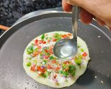 A picture of step 5 of 20 mins Suji Uttapam.