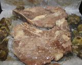 Foto del paso 7 de la receta: Chuletón con alcachofas para compartir