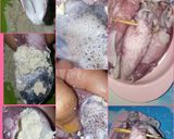 Foto langkah ke 2 dari resep Gulai cumi isi tahu.