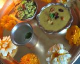 A picture of step 4 of Moongdal Payasa.