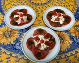 Une image de l'étape 10 de Petites salades de tomates au crabe.