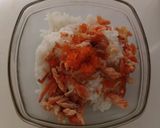 Foto langkah ke 4 dari resep Salmon Rice Tobiko.