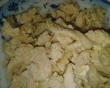 A picture of step 1 of Chicken anda gotala.