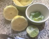 Une image de l'étape 1 de Muffins🪺duo de 🍋 citrons jaune et vert🍃🍈.
