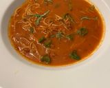 A picture of step 5 of Mexican Tomato Noodle Soup with Chorizo (Sopa de Fideo).