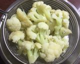 A picture of step 1 of Gobhi Manchurian.