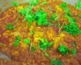 A picture of step 7 of Paneer butter masala.