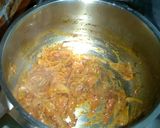A picture of step 4 of Bhindi 2 pyaza.