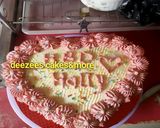 A picture of step 1 of Vanilla cake.