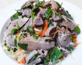 Hình bước làm 5 của món GỎI lòng gà bắp cải
