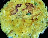 A picture of step 4 of Handva chilla.