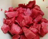 Görögdinnye turmix recept fázis 1 fotója