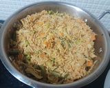 A picture of step 4 of Kerala style pulav.