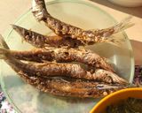 Foto langkah ke 8 dari resep Menu harian: sayur gulai daun ubi, sambal teri jos & ikan goreng.