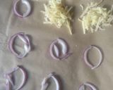 A picture of step 4 of Cheesy new potato squares.