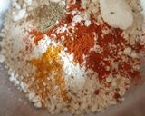 A picture of step 1 of Bread pakoda.