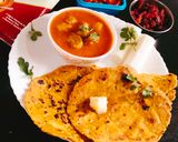 A picture of step 5 of Methi THEPLA (BARLEY Flour 😋 With Methi THEPLA).