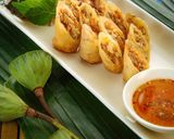 Hình bước làm 6 của món Chả Giò Sen