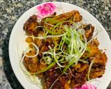 Hình bước làm 5 của món Cánh gà chiên sốt bơ