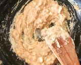 A picture of step 4 of Custard Apple burfi.