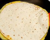 A picture of step 5 of Tortilla Egg Roll.