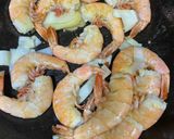 A picture of step 4 of Shrimp Stir-Fry with Ginger, Leek Whites and Coconut Aminos and Maple Syrup. My own version of 油爆虾.