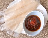 Hình bước làm 3 của món Nước Sốt Chấm Bánh Tráng Muối Tôm Cay