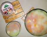 Foto langkah ke 3 dari resep Puding Susu Melon x Cocktail.