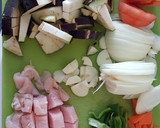 Foto del paso 1 de la receta: Verduras salteadas con pollo