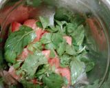 A picture of step 2 of Melon mint infuse fruits salad.