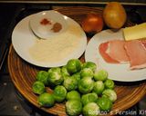 A picture of step 14 of Brussels sprouts soup.