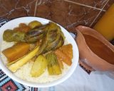 صورة لخطوة 9 من وصفة كسكس باللحم والخضر 🍲