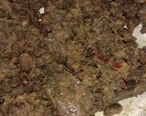 A picture of step 4 of Palak soyabean keema.