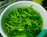 Foto langkah ke 1 dari resep Tumis Kangkung Oncom.