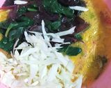 Foto langkah ke 3 dari resep Omellete Bayam.