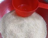 A picture of step 1 of Low-Oil Crispy Samak Rice Cheela for Fasting.
