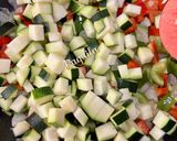 Foto del paso 7 de la receta: Tosta de Pisto Manchego, Huevo plancha & Bastones de Patata al horno