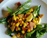 Foto del paso 6 de la receta: Ensalada de espinacas con tocino