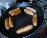 A picture of step 1 of Fried rice and sausages#myuniquericecontest.