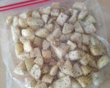 A picture of step 2 of Vickys Fried Potato and Green Beans, GF DF EF SF NF.