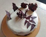 A picture of step 9 of #CookpadTurns6#Eggless Chocolate and dry fruit Cake.