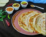 A picture of step 11 of Papad masala stuffed moong dal chilla.