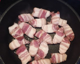 Foto del paso 4 de la receta: Fetuccini con panceta y guisantes (pasta fresca)