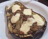 Foto del paso 5 de la receta: Berenjenas rellenas de carne picada