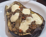 Foto del paso 5 de la receta: Berenjenas rellenas de carne picada