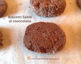 A picture of step 2 of Cookies - Chocolate Sablé with Maldon Salt - Gluten-Free.